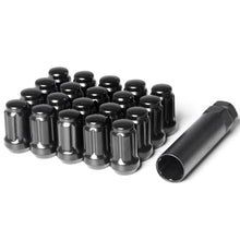 12X1.25 SPLINE 5 LUG KIT 1.38" BLACK