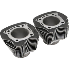 Big Bore Cylinder M8 124 Black W/Machined Fins  Pr