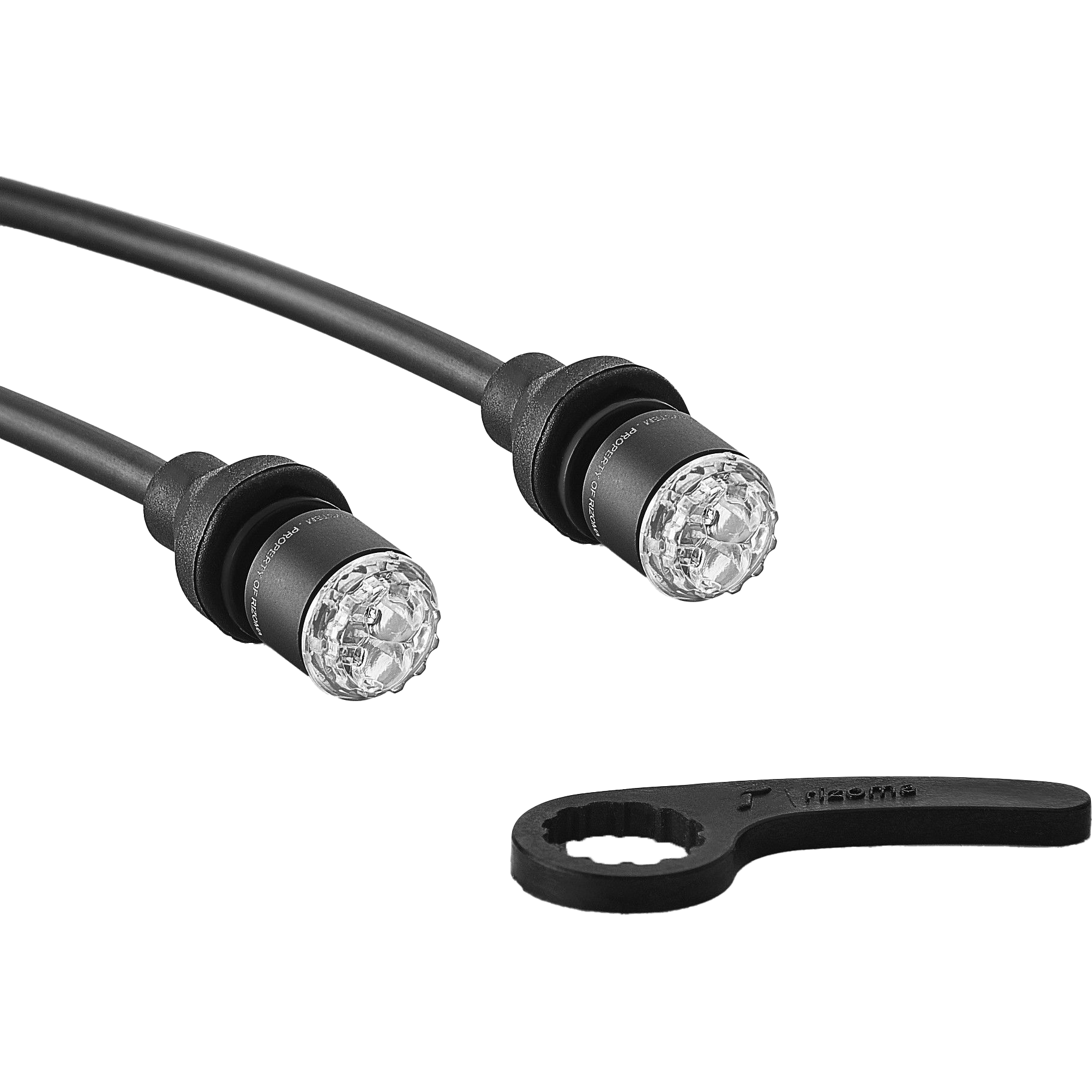 Turn Signal Light Unit Pair Matte Black