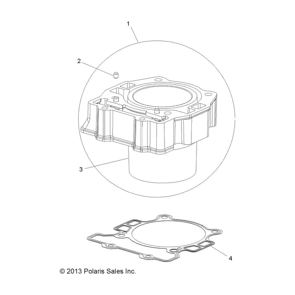 
                      
                        Polaris GEM Cylinder Assembly, 78 mm, Genuine OEM Part 3022432, Qty 1
                      
                    