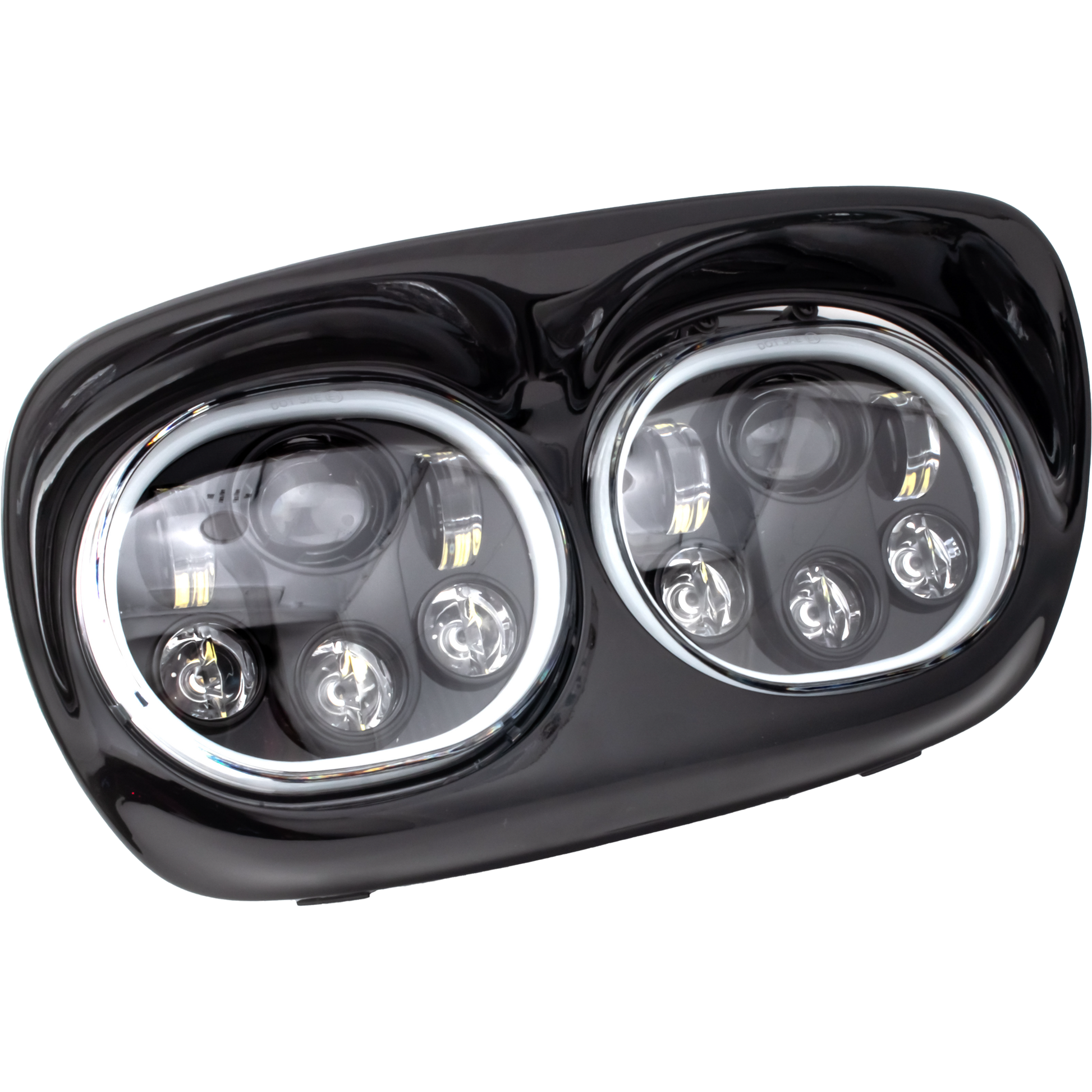 Led Headlight Blk/Blk Halo Fltr `98 13