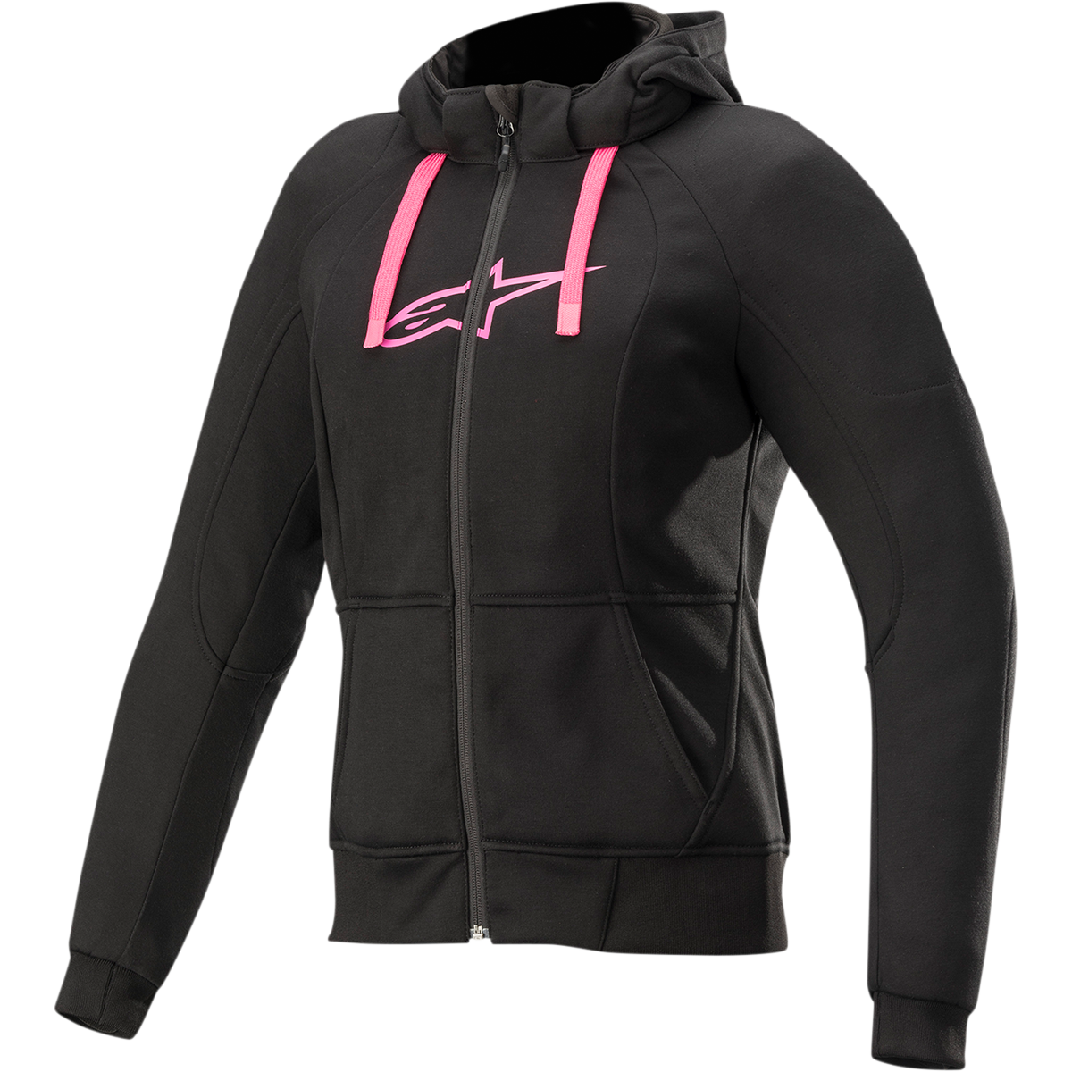 ALPINESTARS Women's Sport Jacket/Hoodie - Black/Pink - 2XL 4210920-1039-2X