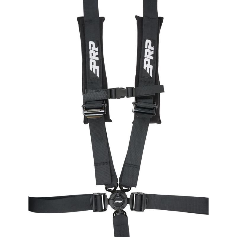 PRP 5.2 Cam-Lock Harness w/ Ratchet Lap Belt - Black