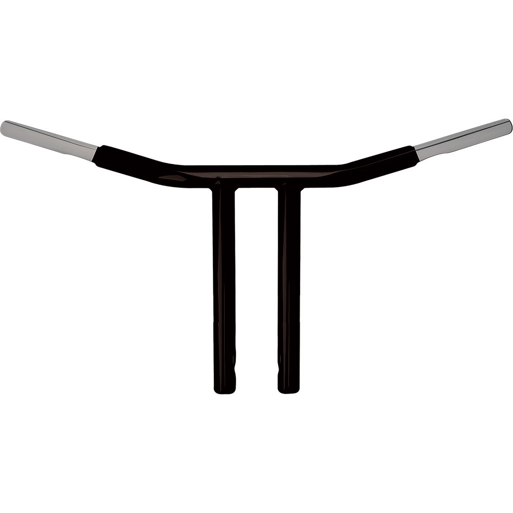 Chubby 12" Phsyco Drag Bar Satin Black