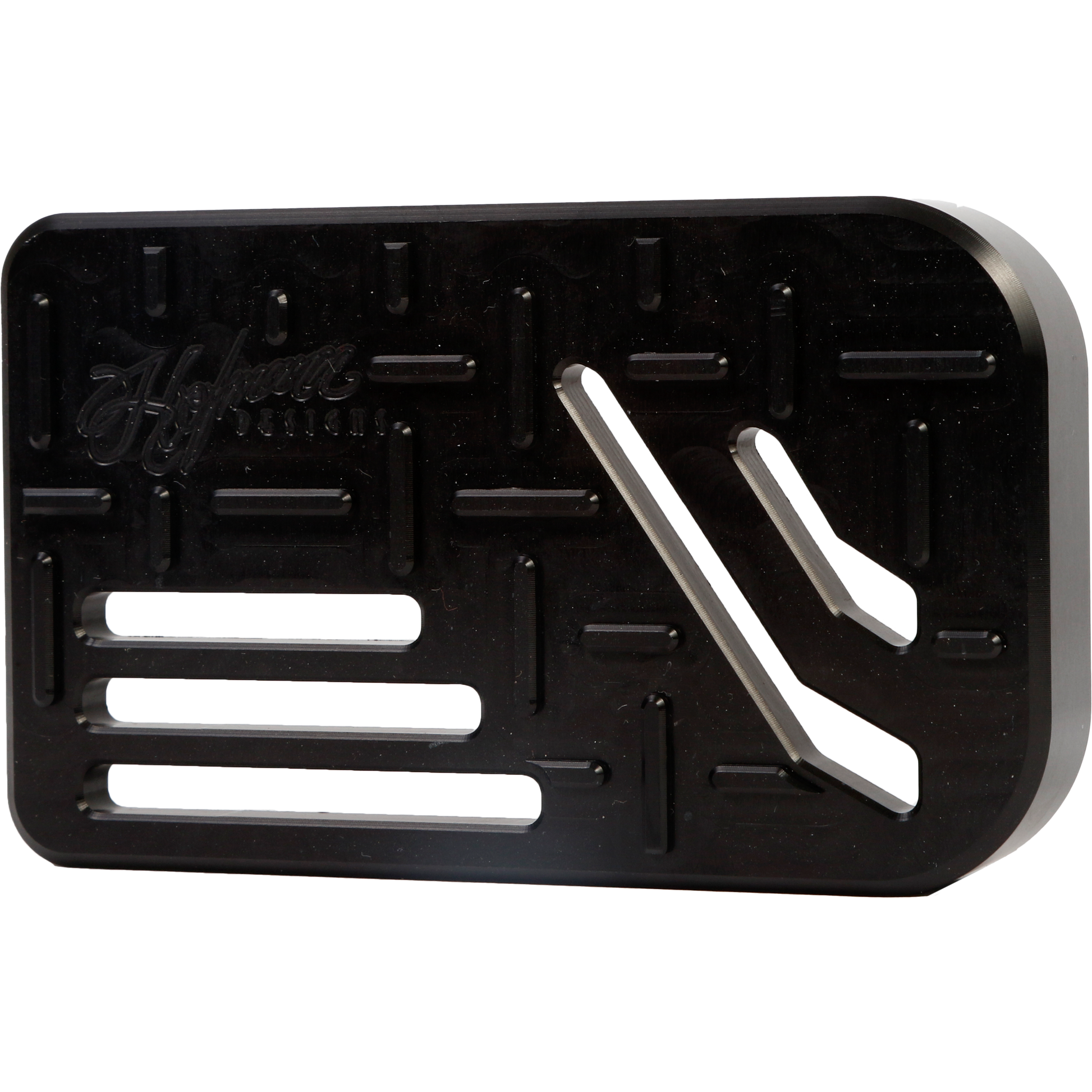 H/D Billet Brake Pedal Pad Black Flt