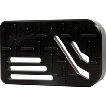 H/D Billet Brake Pedal Pad Black Flt