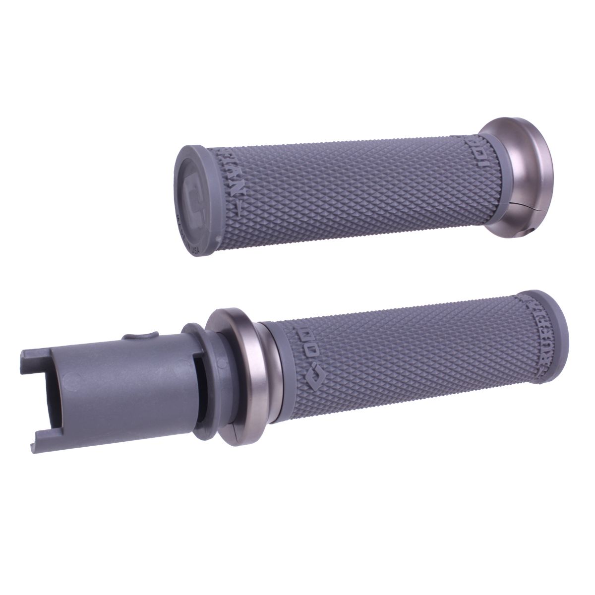 Lock On Ruffian Grips Graphite/Gun Metal Cvo `23 24