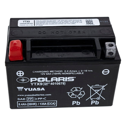 Polaris ATV BATTERY-SEALED,DTX9-BS,NO-ACID (A1)(A2)[B1)(B2)