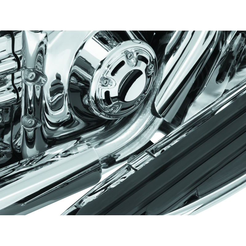 Kuryakyn Bridge The Gap Heat Shield 93-08 Touring Models Chrome