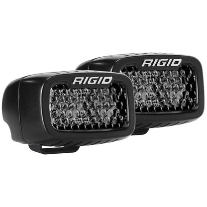 Rigid Industries SR-M Series PRO Midnight Edition - Spot - Diffused - Pair