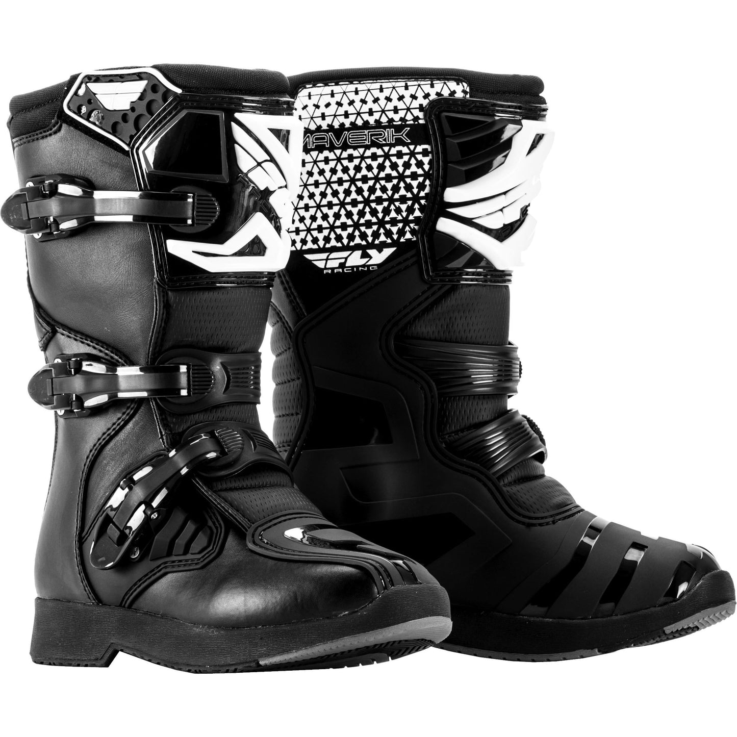 Youth Maverik Boots Black Sz 02