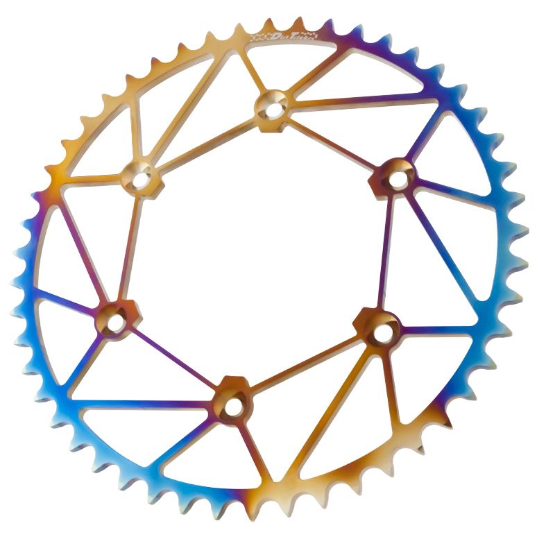 Rear Sprocket Chromoly Stl/Zir 50t 520 Chromatic Hon