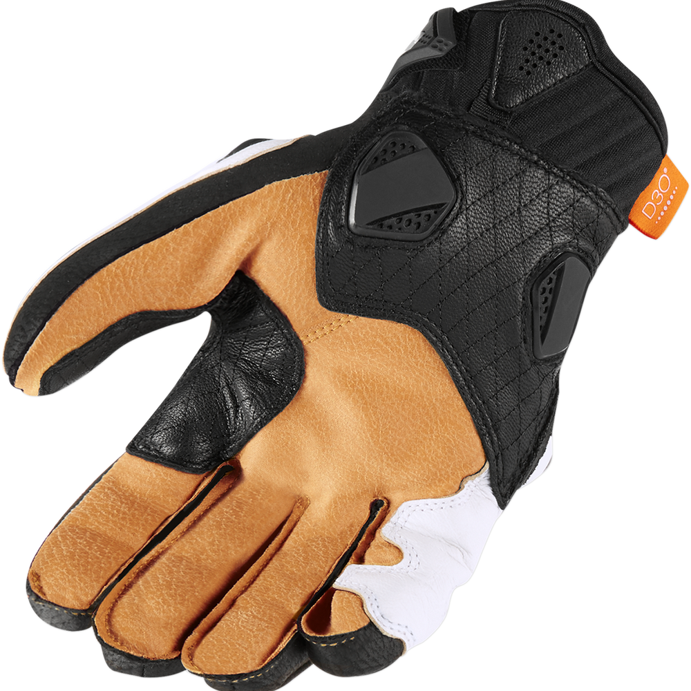 ICON Hypersport* Short Gloves - White - Small 3301-3551