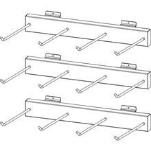 ICON Slatwall Display Fixture - 3 Hook 9903-0436