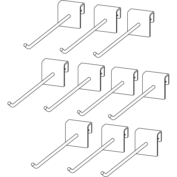 ICON Display Glove Peg Kit - 10 Pack 9903-0491
