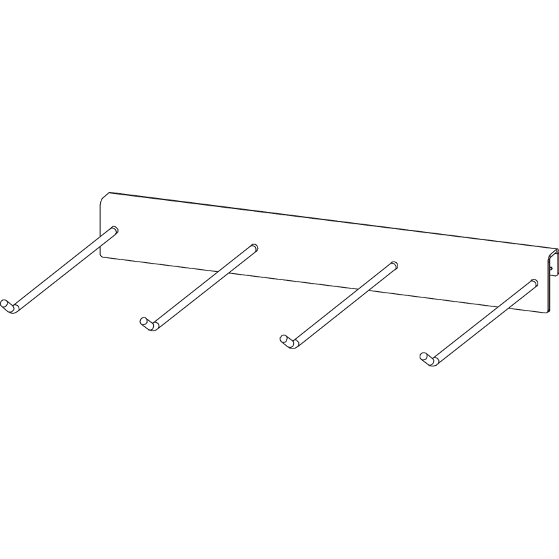 ICON Glove Peg Fixture - 4 Hook 9903-0492