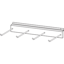 ICON Slatwall Glove Display Fixture - 4 Hook 9903-0496