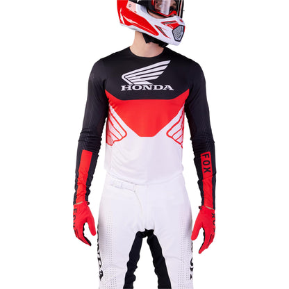 Fox Racing Black/Red/White Flexair Honda Motocross Jersey