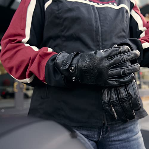 Indian Motorcycle Women's Classic Glove 2, Black - S - 286284902