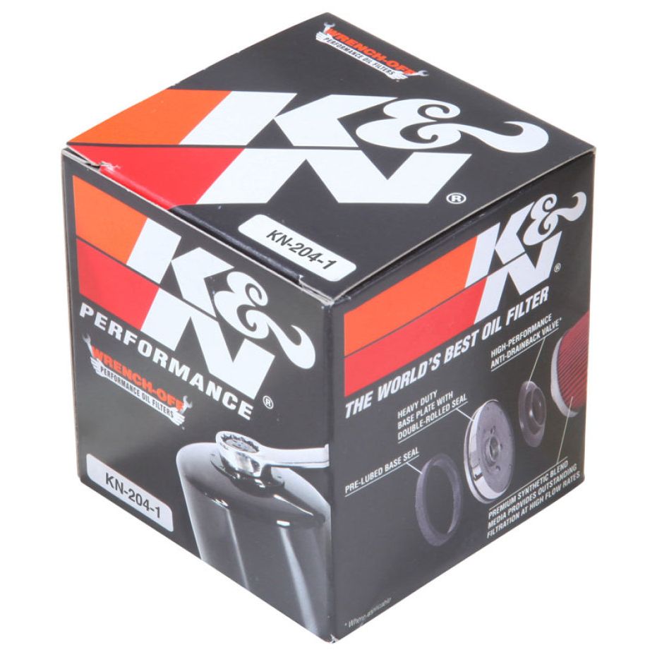 K&N Honda / Kawasaki / Arctic Cat / Suzuki / Triumph / Yamaha 2.594in OD x 2.813in H Oil Filter