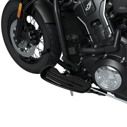 Indian Motorcycle Rider Floorboards with Inlays in Gloss Black, Pair - 2891341-266