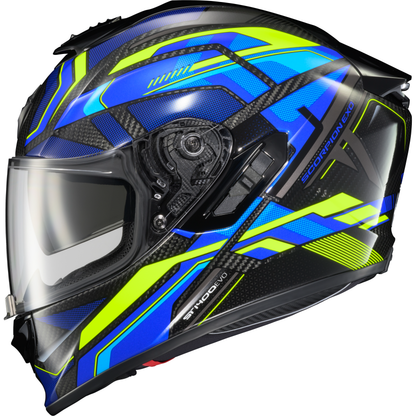 Exo St1400 Evo Carbon Helmet Hex Gloss Blue Xl