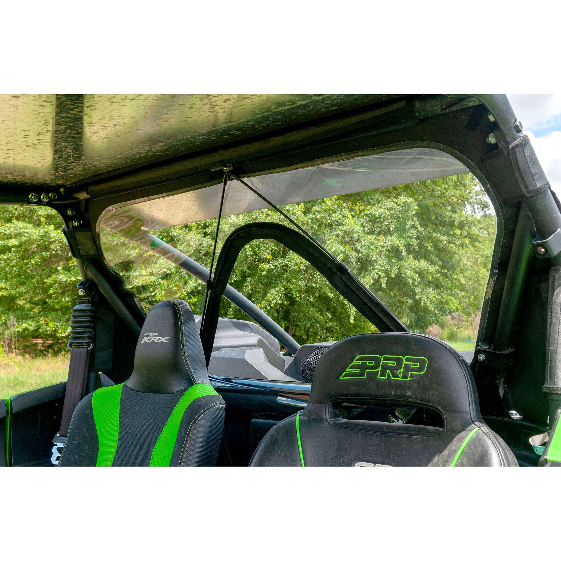 Rear Dust Panel W/ Window Kaw Krx