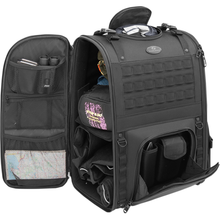 SADDLEMEN S3500 Tactical Sissy Bar Bag - Black EX000040A