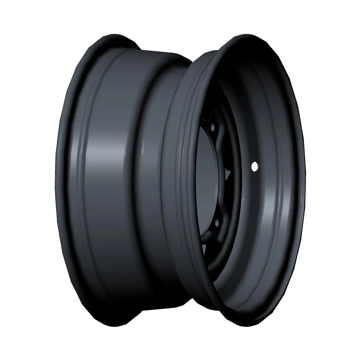Polaris WELD-RIM,FRT631LB,12X6,BLK 1523451-067