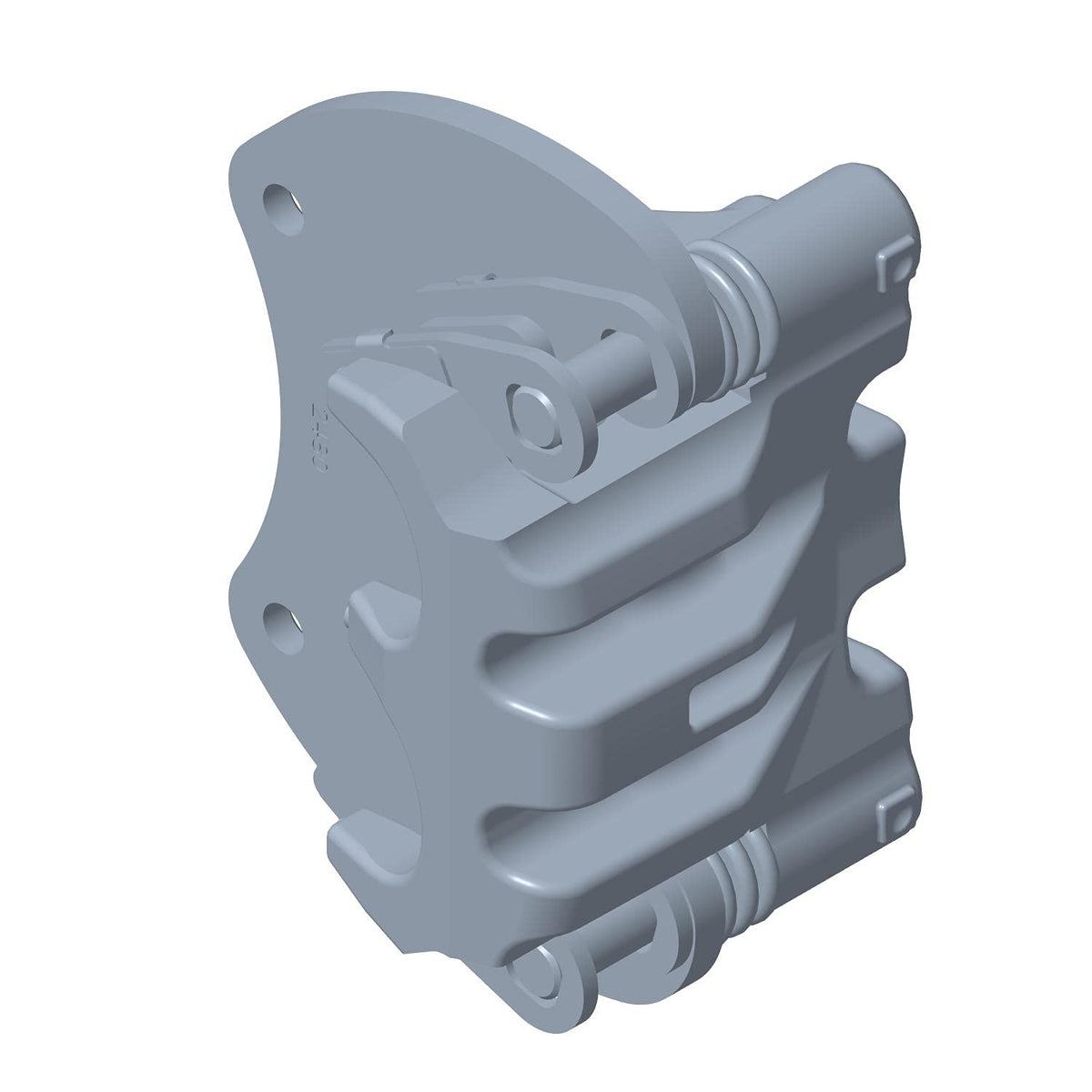 Polaris RZR Left Hand Double Grooved Brake Caliper Assembly, Genuine OEM Part 1912478, Qty 1
