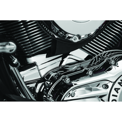Kuryakyn Cylinder Base Cover Indian Models Chrome