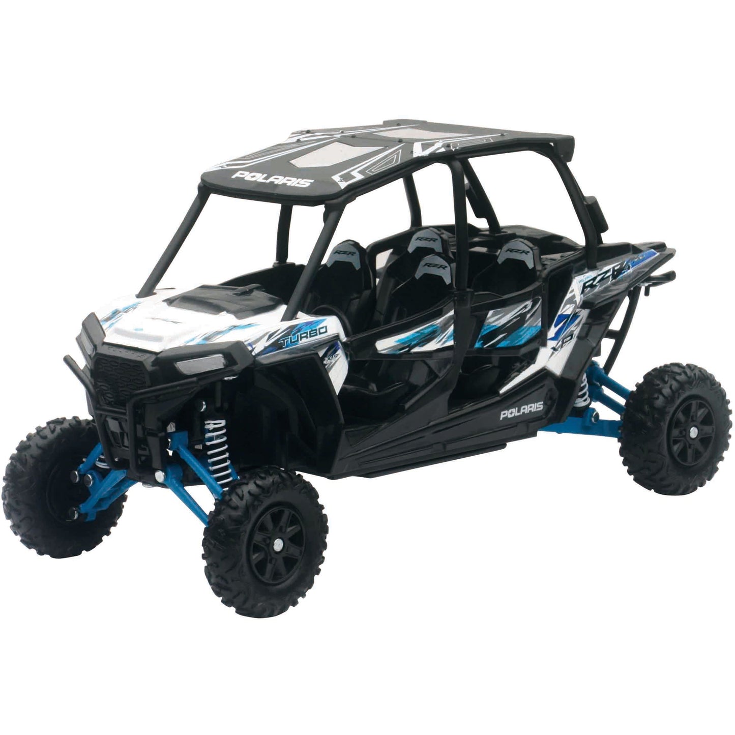 Replica 1:18 Utv Polaris Rzr 4 Turbo Xp White