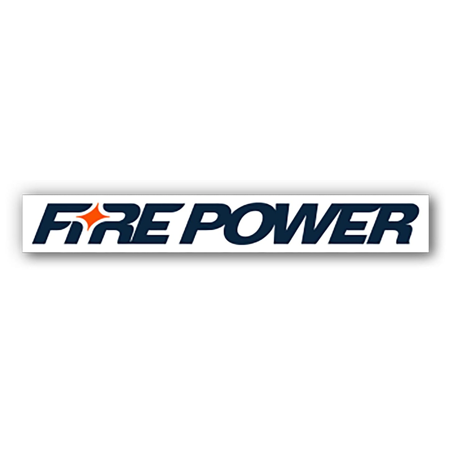 Fire Power Sticker White 100 Pks