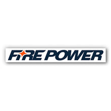 Fire Power Sticker White 100 Pks