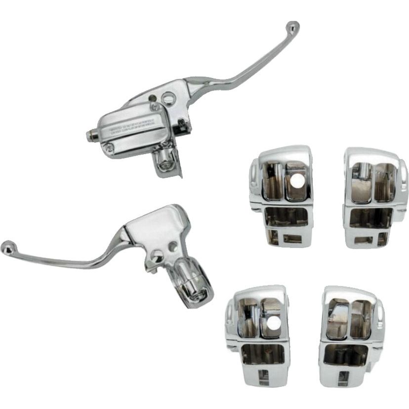 Handlebar Control Kit Chr Cable Clutch `08 16 Flh