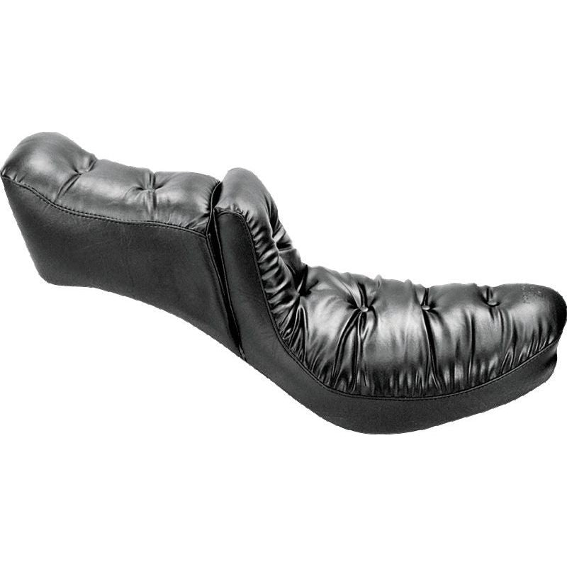 Mustang 23-24 HD CVO Rd Glide(ST), 2024 Rd Glide and Str Glide Touring Solo Seat - Black/Gray Stitch