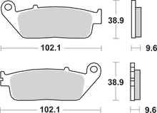 SBS HS Brake Pads - Honda 700HS