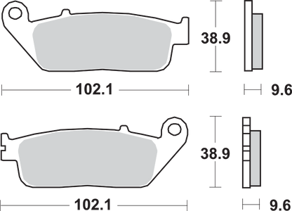 SBS HS Brake Pads - Honda 700HS
