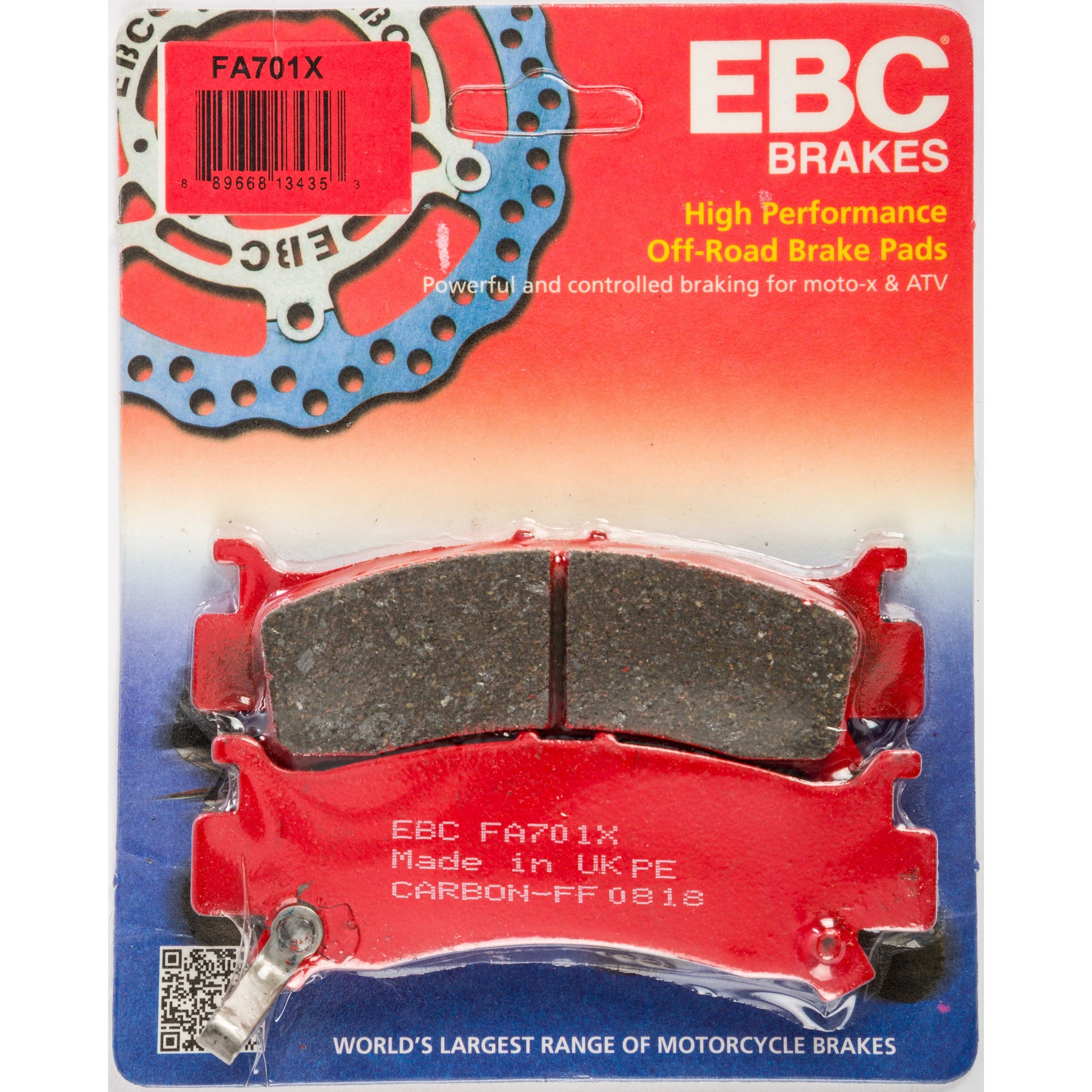 Brake Pads Fa701x Carbon X Series