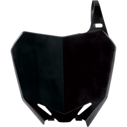 Front Number Plate Black