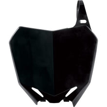 Front Number Plate Black