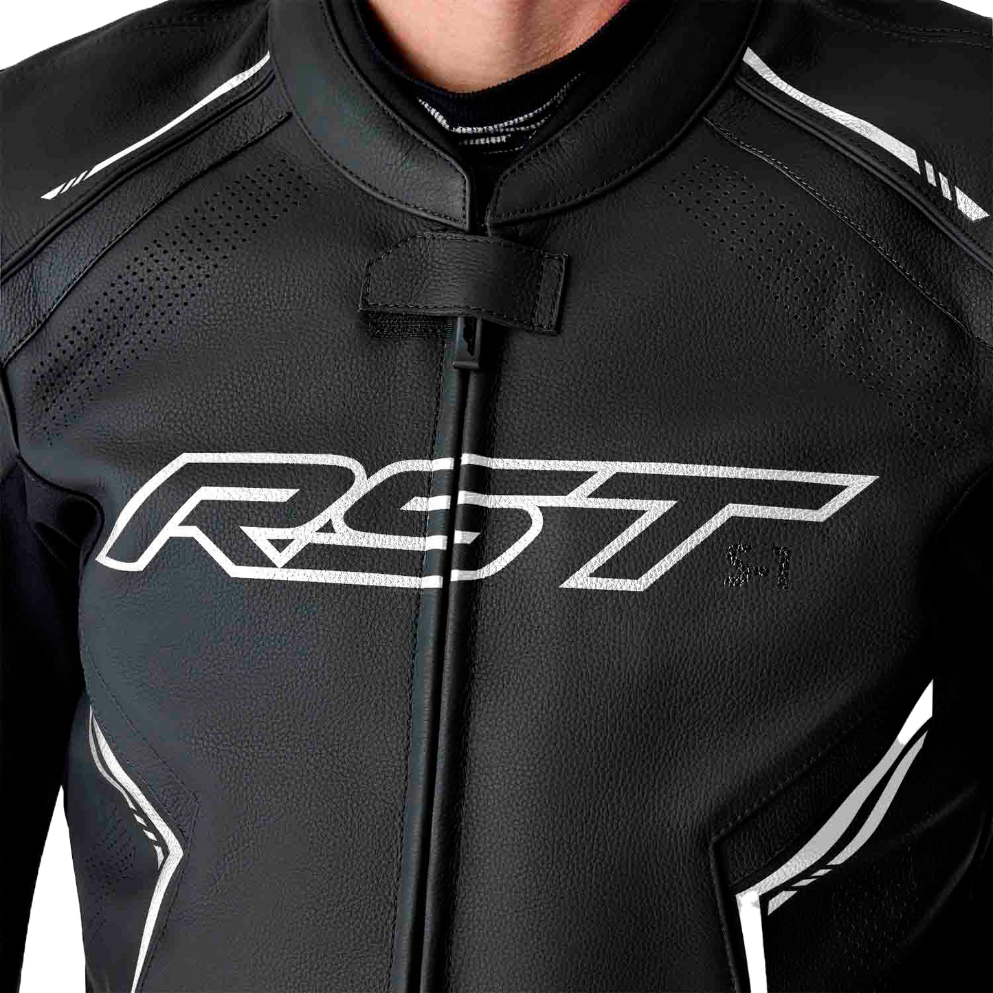 S1 D3o Leather Jacket Blk/Whi 3x
