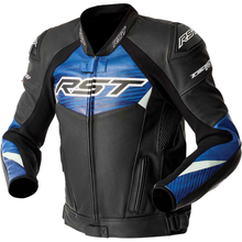 Tractech Evo D3o Jacket Blk/Blue Leather Xl