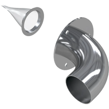 Bolt On 2" Tip Assembly Chrome