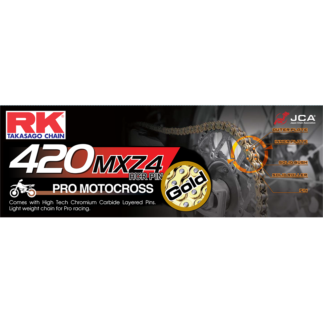 Gb420mxz4 Drive Chain Gold 420 X 134
