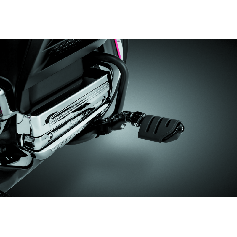 Kuryakyn Ergo II Trident Dually ISO Pegs With Long Arms Gloss Black