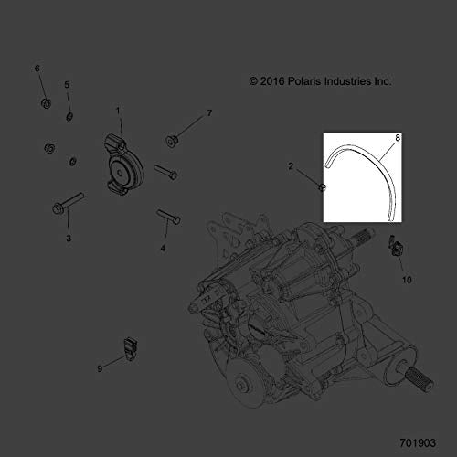 Polaris Ranger Fuel Line, Genuine OEM Part 8450040-237, Qty 1