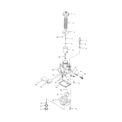 Polaris ATV Needle Valve, 2.5, Genuine OEM Part 3131382, Qty 1