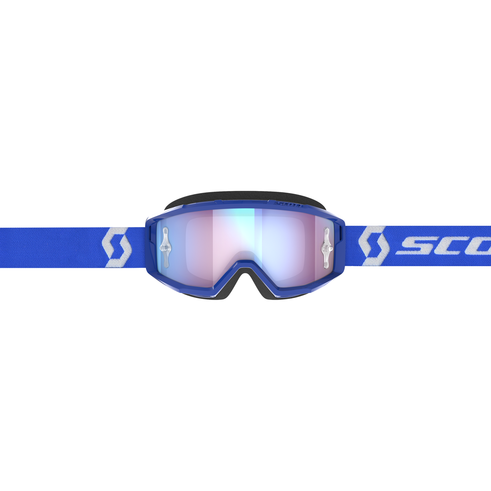 Primal Goggle Blue/White Blue Chrome Works