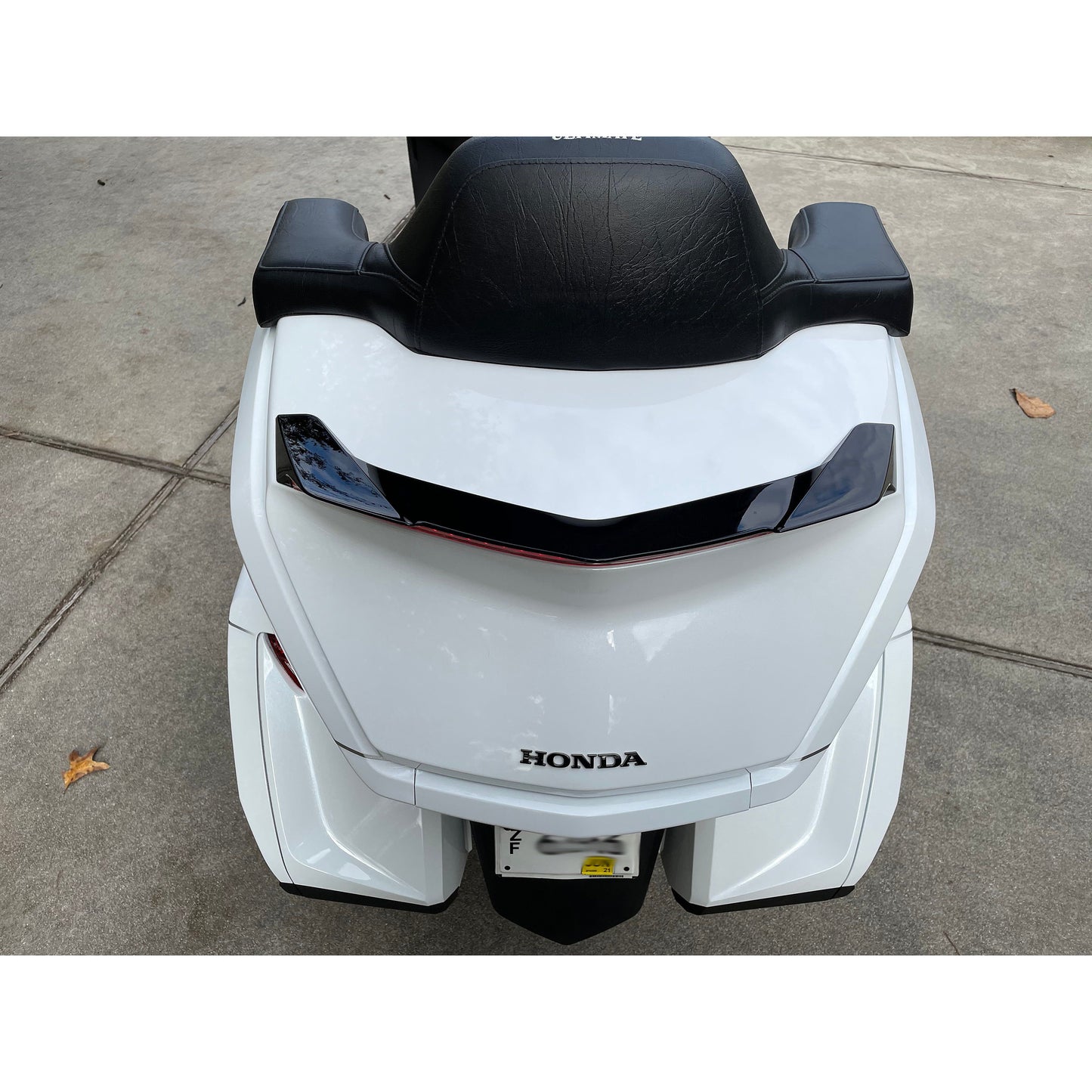 Rear Spoiler With Led Lights Dynamic Sequential Black Hon